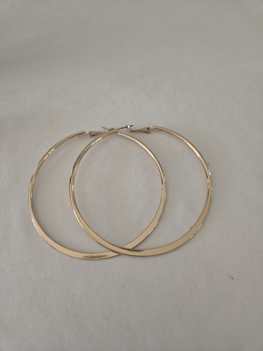 Classic Gold-tone Hoop Earrings
